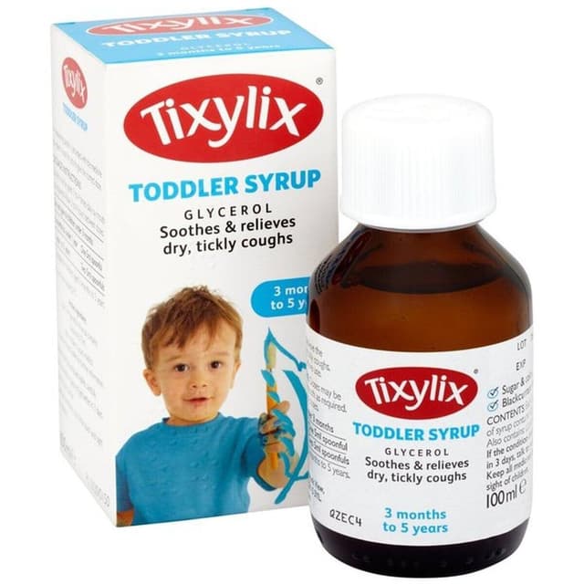 TIXYLIX TODDLER SYRUP 3 MONTHS-5 YEARS