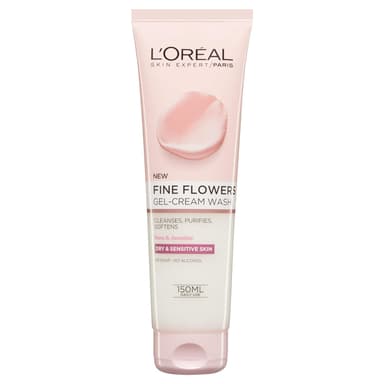 L'OREAL FINE FLOWERS GEL-CREAM WASH 150ML