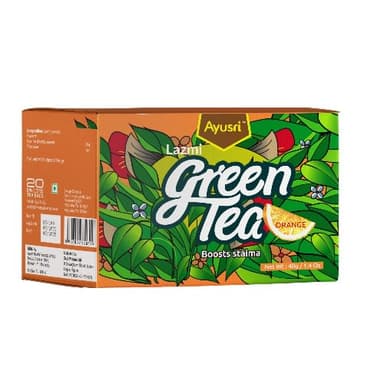 AYUSRI GREEN TEA X20 BAGS(ORANGE)