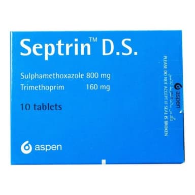 SEPTRIN 800/160MG X 10 TABS