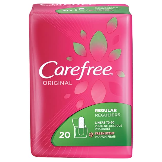 CARE FREE PANTY LINERS X 20(FRESH SCENT)