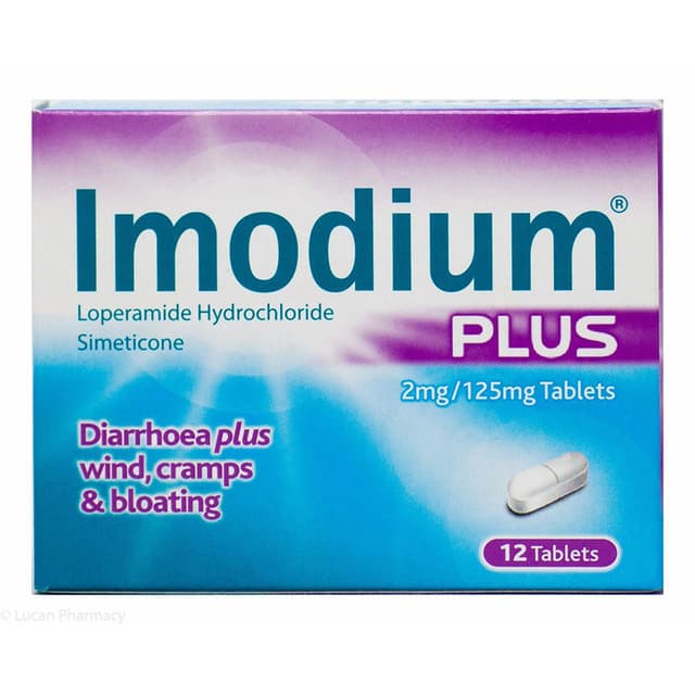 IMODIUM PLUS X12 CAPLETS(BLISTER)