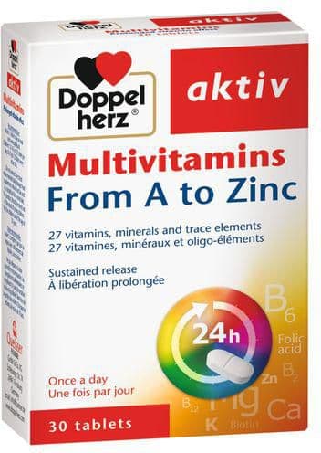 AKTIV MULTIVITAMIN A TO ZINC X 30 TABS