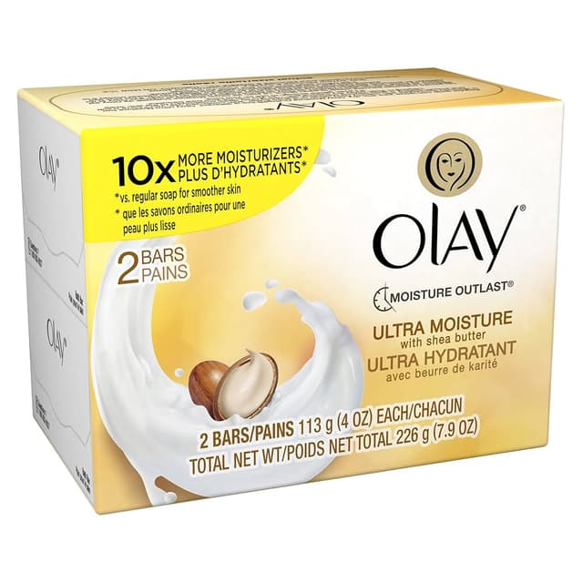 OLAY SOAP ULTRA MOISTURE WITH SHEA BUTTER 2 BARS 113G