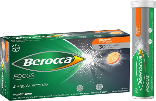 BEROCCA EFFERVESCENT TABLETS X 30