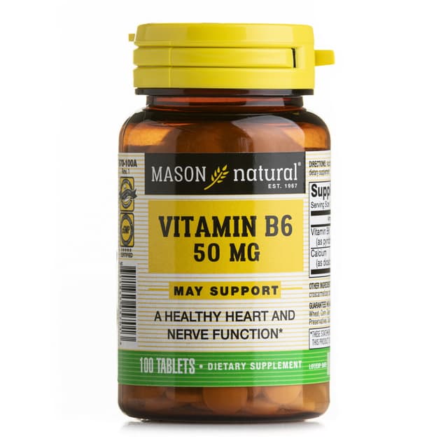 MASON VITAMIN B6 50MG X 100 TABS