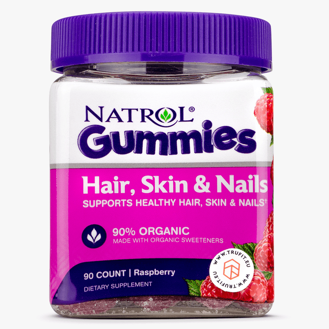 NATROL HAIR, SKIN & NAILS GUMMIES X 90 TABS