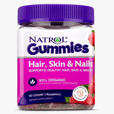 NATROL HAIR, SKIN & NAILS GUMMIES X 90 TABS