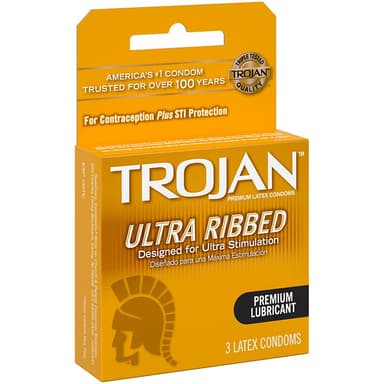 TROJAN CONDOM(ULTRA RIBBED)