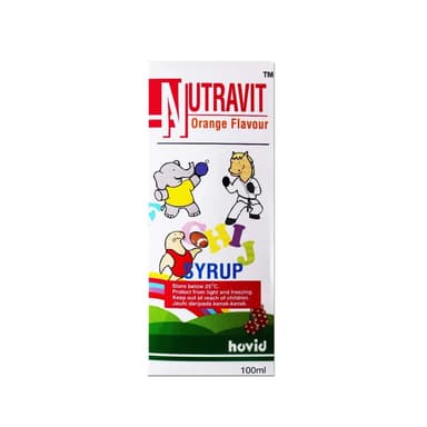 NUTRAVIT ORANGE SYRUP 100ml