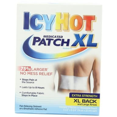 ICYHOT MEDICATED PATCH XL-30 PATCHES(6 PACKS)