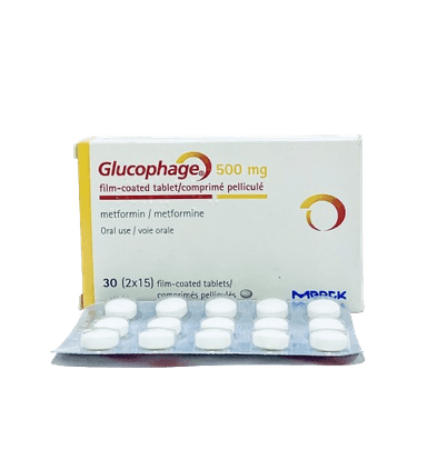 GLUCOPHAGE 500MG X 30 TABS
