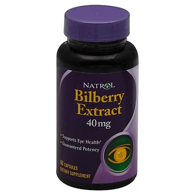 NATROL BILLBERRY EXTRACT 40MG X 60 CAPS