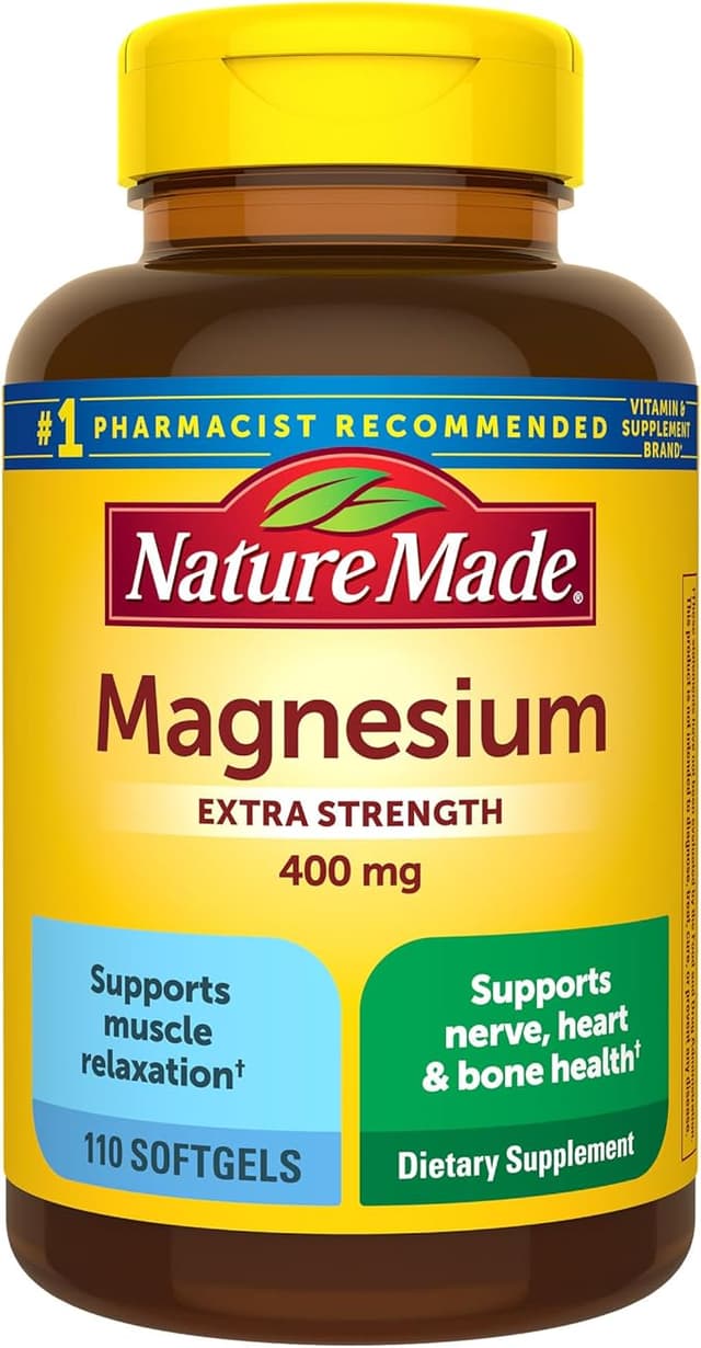 NATURE MADE EXTRA STRENGTH MAGNESIUM 400MG X 110 TABS