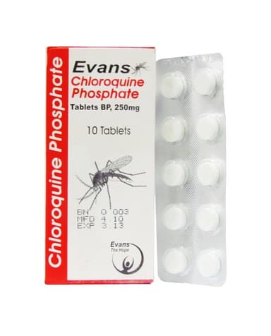 EVANS CHLOROQUINE PHOSPHATE 250MG X 100 TABS