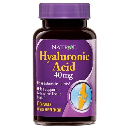 NATROL HYALURONIC ACID 40MG