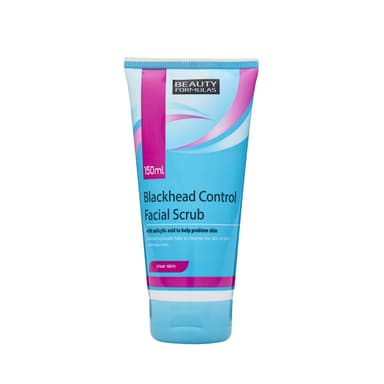 BEAUTY FORMULAS BLACKHEAD CONTROL FACIAL SCRUB 150ML