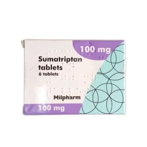 SUMATRIPTAN 100mg x6 milpharm