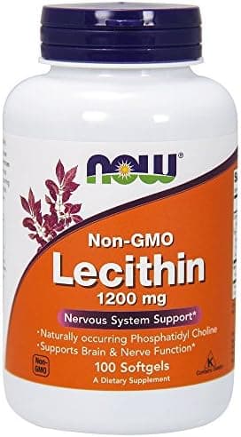 NOW FOODS NON-LECITHIN 1200MG X 100 SOFTGELS
