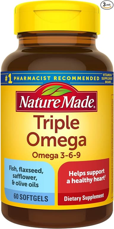 NATURE MADE TRIPLE OMEGA 3-6-9 X 60 TABS