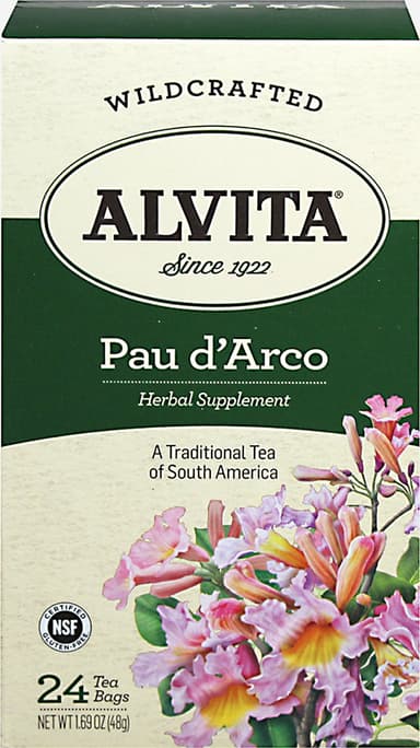 ALVITA ORGANIC PAU D'ARCO TEA X 24 BAGS