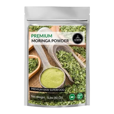 NATUREVIBE ORGANIC MORINGA POWDER-454G