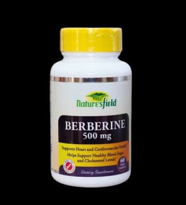 Nature's field Berberine 500mg 60 capsules