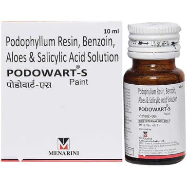 PODOWART (PODOPHYLLUM RESIN, BENZOIN & ALOES SOLUTION) 10ML