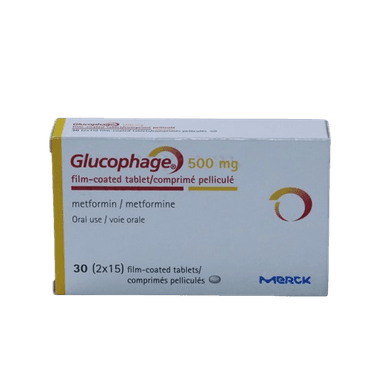 GLUCOPHAGE 500MG * 30