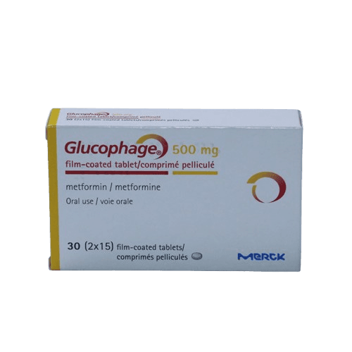 GLUCOPHAGE 500MG * 30
