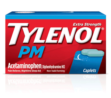 TYLENOL PM X2 CAPLETS EACH