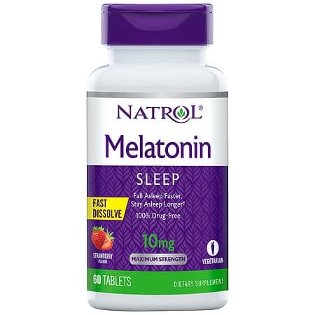 NATROL MELATONIN SLEEP 10MG FAST DISSOLVE X 60 TABS