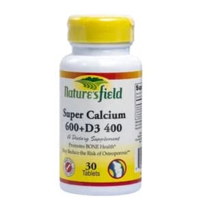 Nature's field Super calcium 600+D3 400 100 tablets