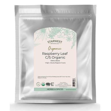 STARWEST BOTANICS RASPBERRY LEAVES TEA -BAGED