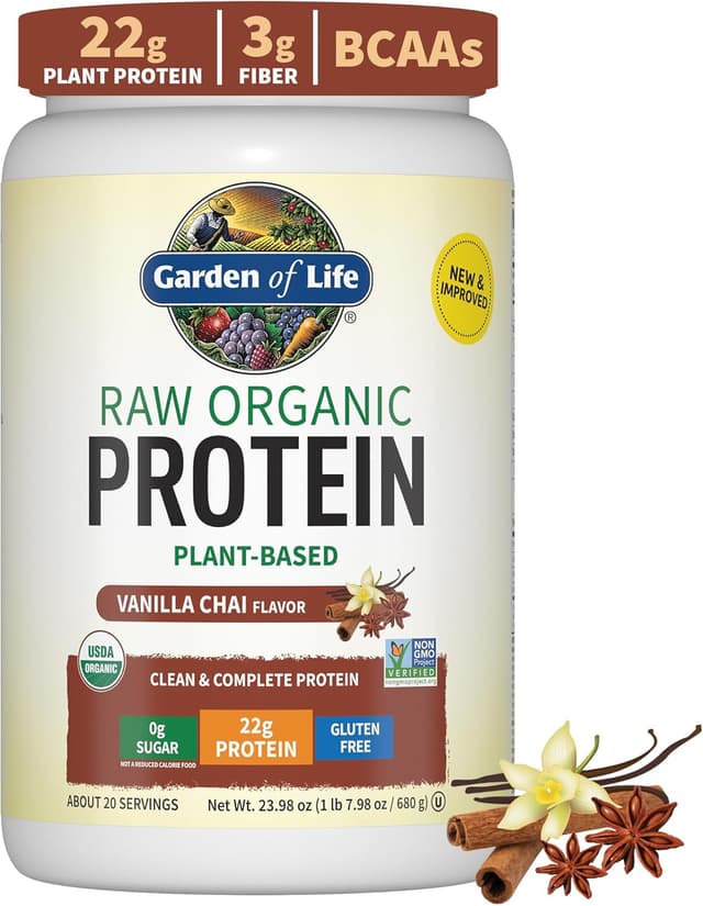 GARDEN OF LIFE RAW ORGANIC PROTEIN -CHOCO