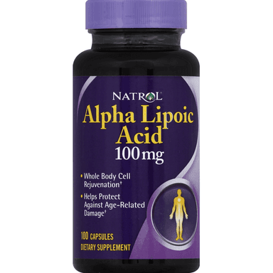 NATROL ALPHA LIPOIC ACID 100MG X 100 CAPS