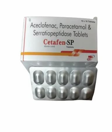 CETAFENAC 500MG/50MG x10 TABS