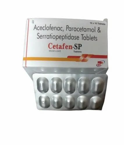 CETAFENAC 500MG/50MG x10 TABS