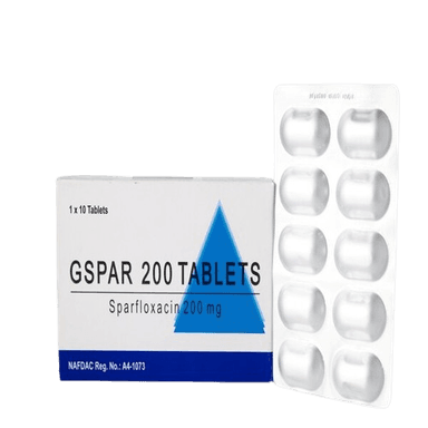 GSPAR(SPARFLOXACIN) 200MG X 10 TABS