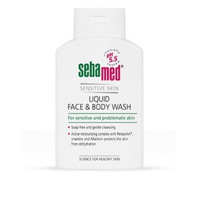 Sebamed sensitive skin Liquid face and body wash 200ml