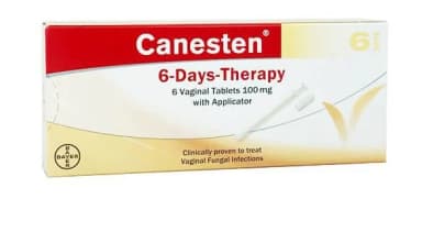 CANESTEN VAGINAL TABLET 6 DAYS THERAPY