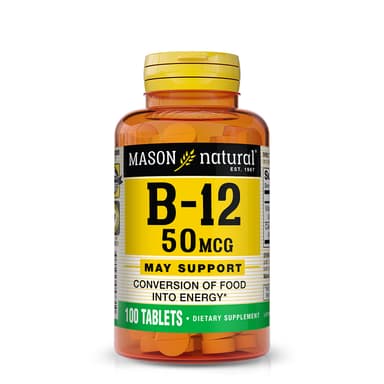 Mason Natural B-12 50mcg 100 tablets