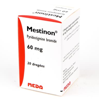 Viatris Mestinon 60mg 20 tablets pack