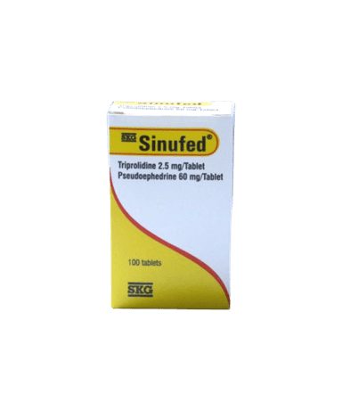 SINUFED TAB X100(BLISTER EACH )