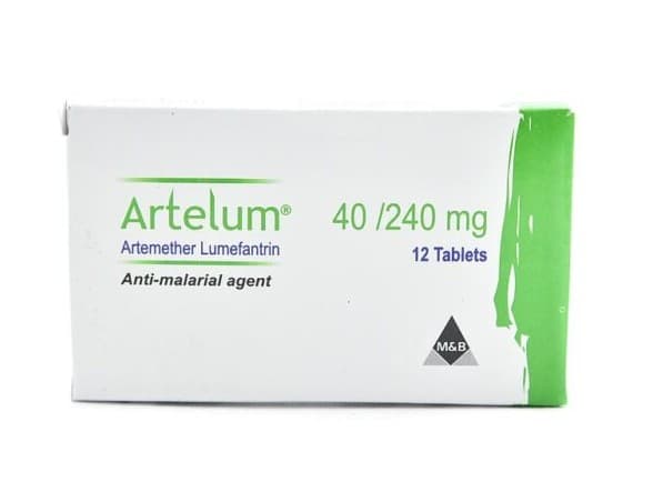 ARTELUM 40/240MG X 12 TABS