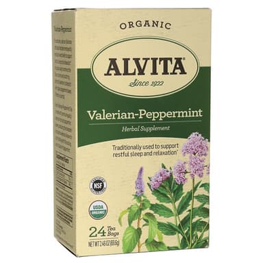 ALVITA VALERIAN - PERPPERMINT TEA X 24 BAGS