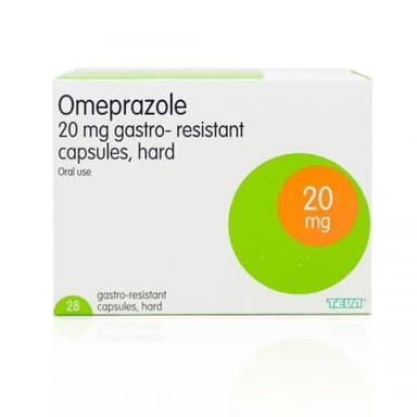 OMEPRAZOLE TABLETS 20MG - TEVA
