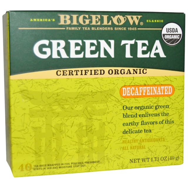 BIGELOW GREEN TEA ORGANIC DECAFF BY 40
