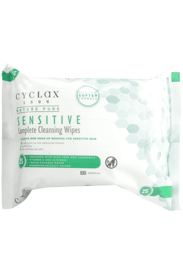 CYCLAX SENSITIVE WIPES X 25