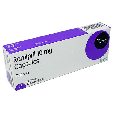 TEVA RAMIPRIL 10MG CAPS X 28